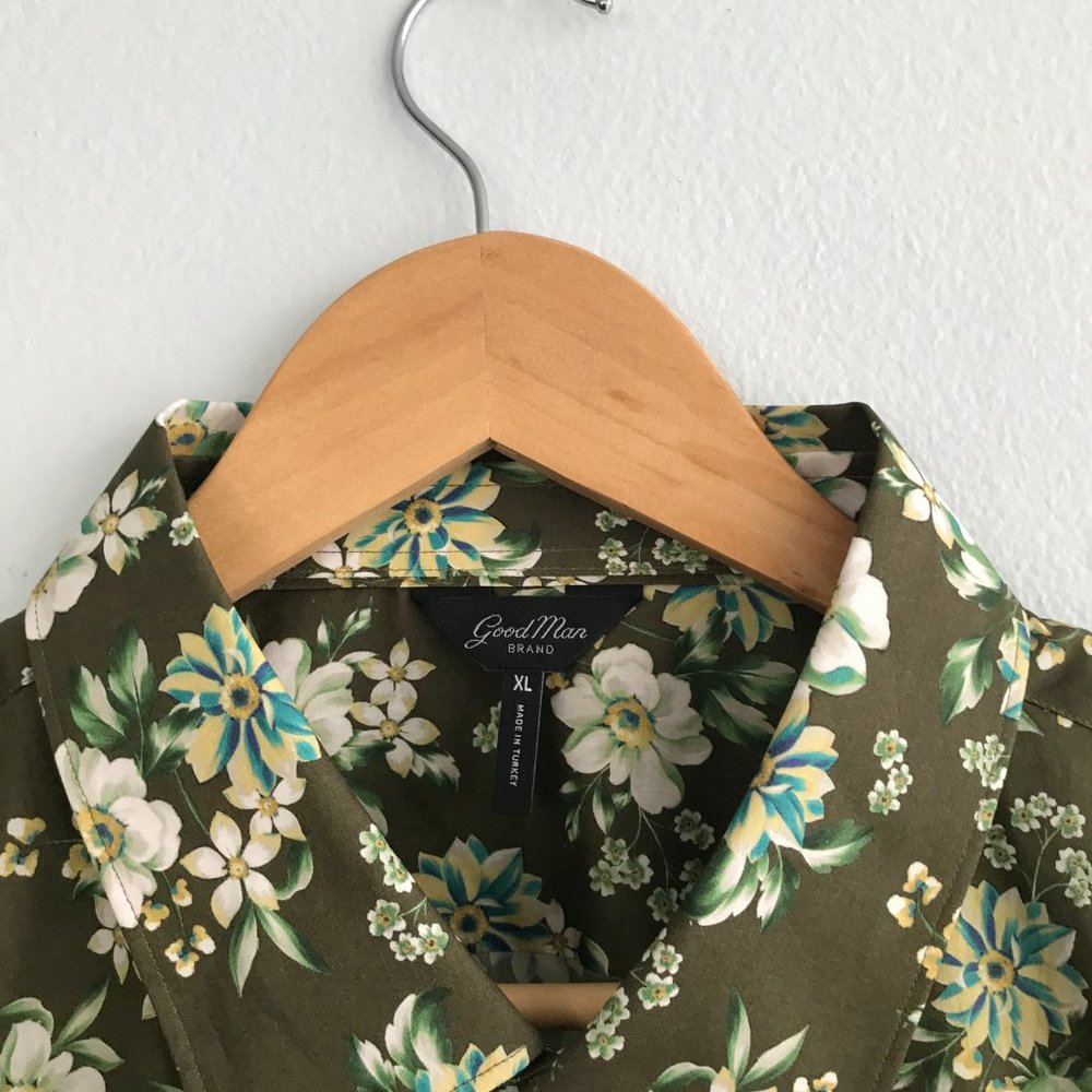 Good Man Brand Short Sleeve Stretch Organic Cotton Button Down